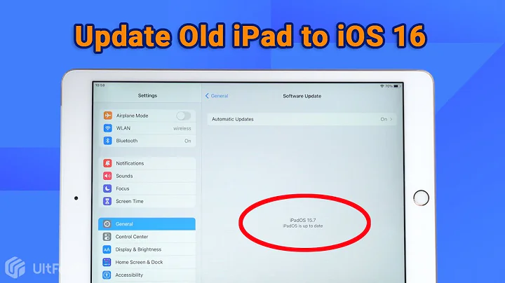 How to Update Old iPad to iOS 14/15/16/17/18 Easily! Unable to Check for Update iPad 2025