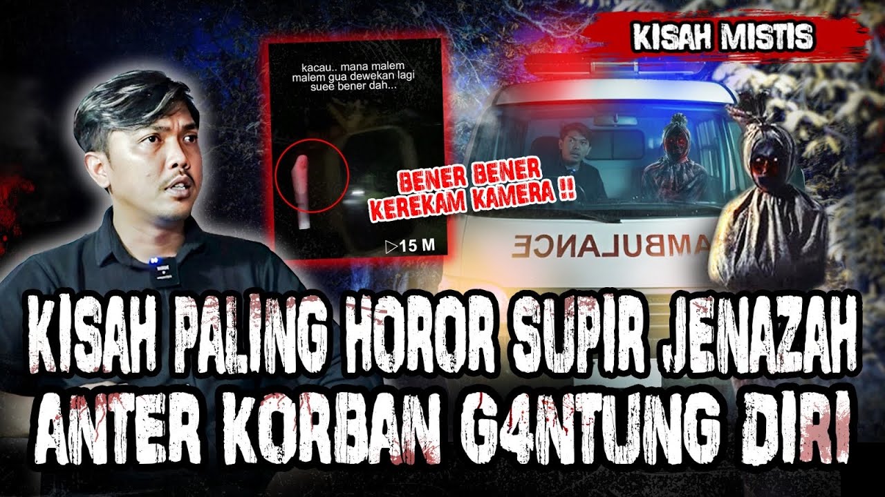 GILA POCONGNYA TEREKAM JELAS DI KAMERA!!! CERITA HOROR SUPIR JEN4ZAH SAAT ANTER LINTAS JAWA TENGAH