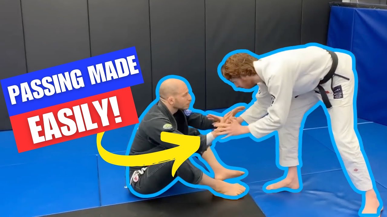 How to Pass the Open Guard in Jiu Jitsu - YouTube