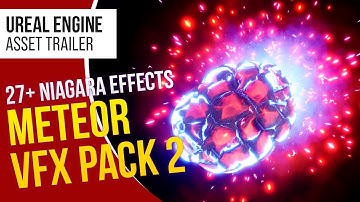 UE5 l Interactive Meteor VFX Pack 2 l Unreal Engine 5 (Trailer)