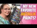 Unboxing New Metallic Watercolor Paints | Paul Rubens Glitter