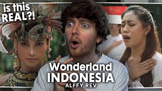 THIS COUNTRY IS INSANE! (Wonderland Indonesia by Alffy Rev ft. Novia Bachmid | Reaction)