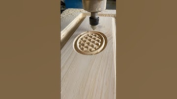 Insanely Satisfying CNC Wood Carving | Pure ASMR with Deep Details 🪵✨ #carving #carveout #mrcarve