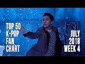Top 50 K-Pop Songs Chart - July 2018 Week 4 Fan Chart
