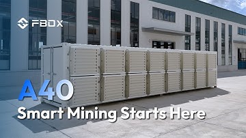 FBOX Air Cooling | 40ft Container Solution: Smart Crypto Mining Solution