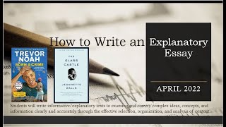 Explanatory Essay - Introduction