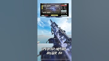 Updated mythic Holger 26! #codm #cod #codmobile #callofduty #callofdutymobile #gaming