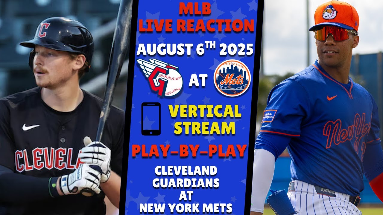 Mets vs Guardians🔥Live Reaction & Play-by-Play!