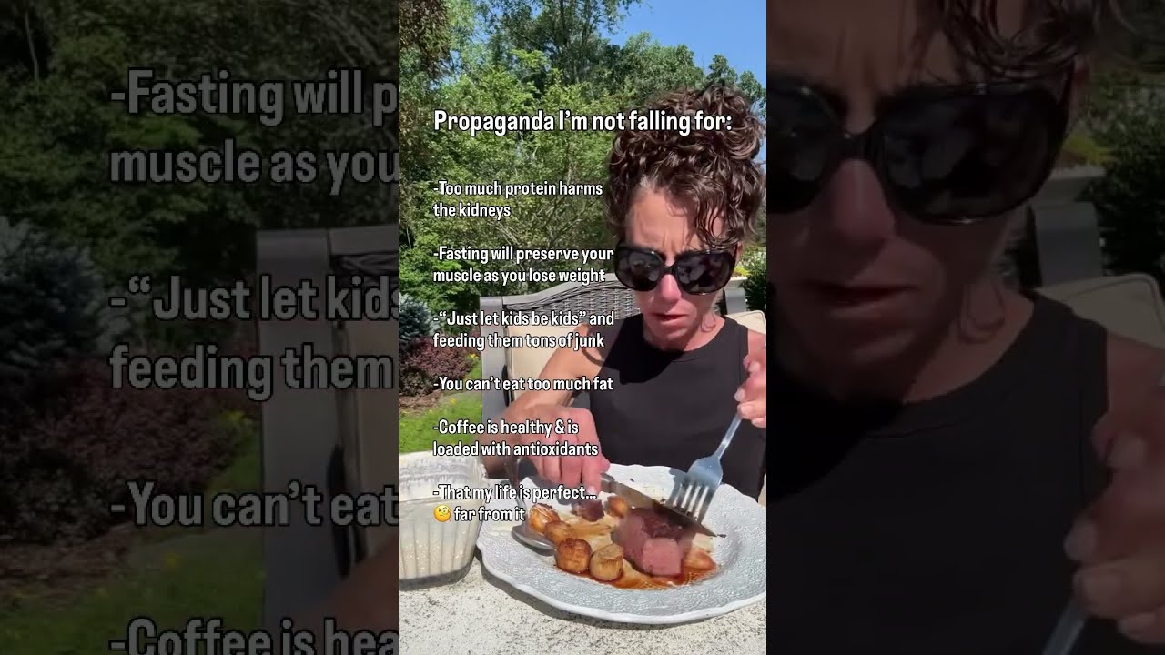 Propaganda I M NOT Falling For Tiktok Trending Carnivore Ketodiet Foodie