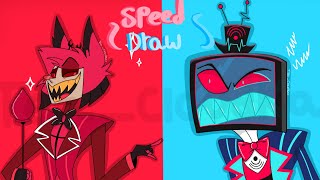 “Stayed gone”|Hazbin hotel speed Draw |