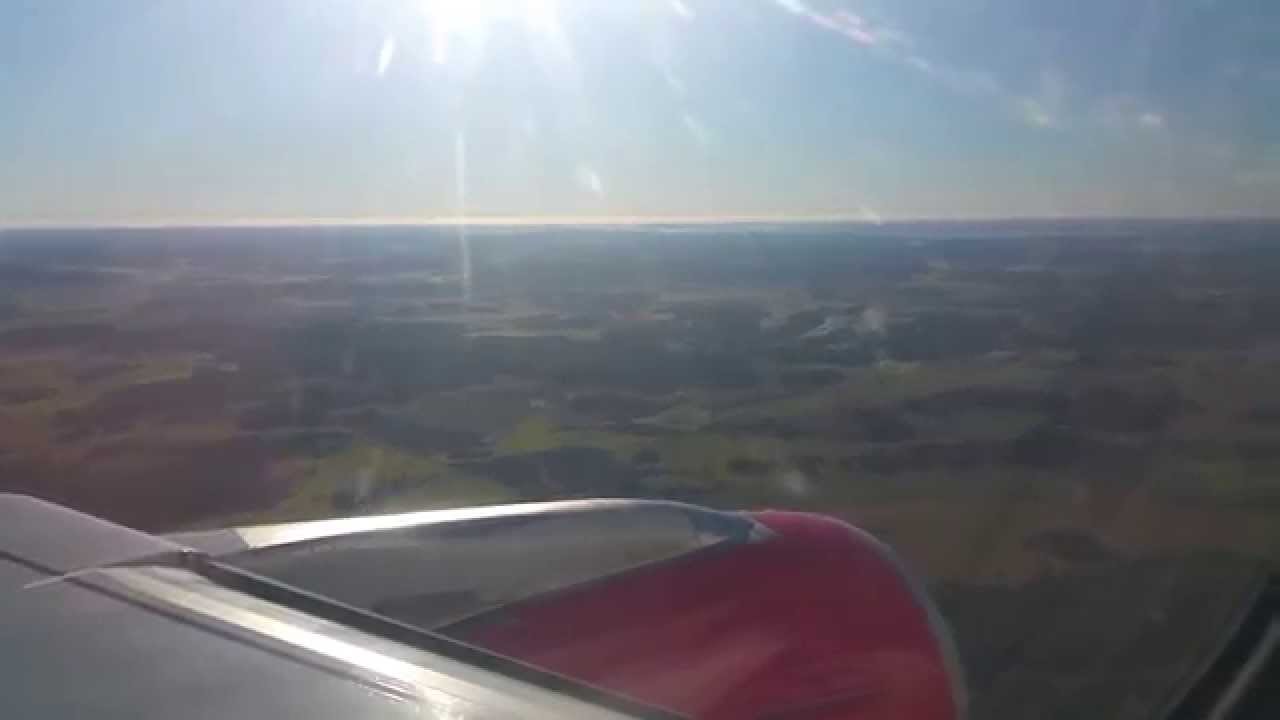 Air Serbia flight JU410, Airbus A319-100, YU-APF, Stockholm Arlanda Landing