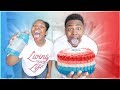 EATING ONLY RED, WHITE, & BLUE FOODS FOR 24 HOURS! - CHALLENGE