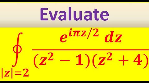 Residue Theorem (part 3 of 6)
