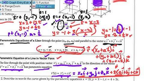 MV 17.1 Parameterization curves