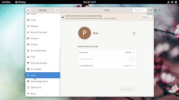 Fedora Linux Add user Guest Account