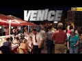 Venice Nightlife Summer Atmosfera In The City Center