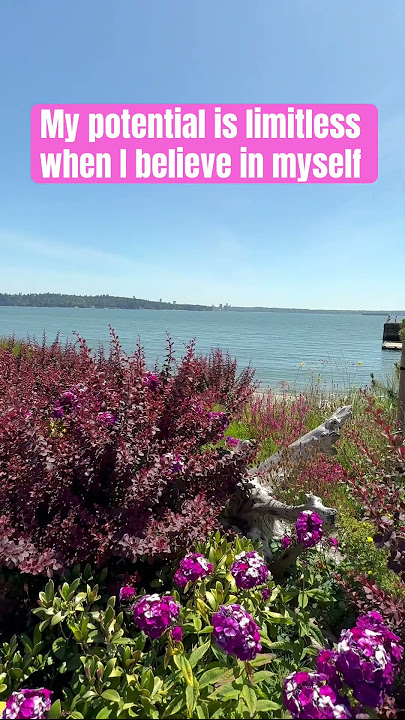 My potential is limitless when I believe in myself #reivana #affirmations #empowerment