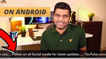 How To Add Scrolling Text Like Technical Guruji - Full Tutorial