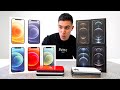 iPhone 12 + 12 Pro Color Comparison! UNBOXING EVERY COLOR!