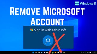 How to Delete Your Microsoft Account on Windows 11 | How to Remove Microsoft Account screenshot 4