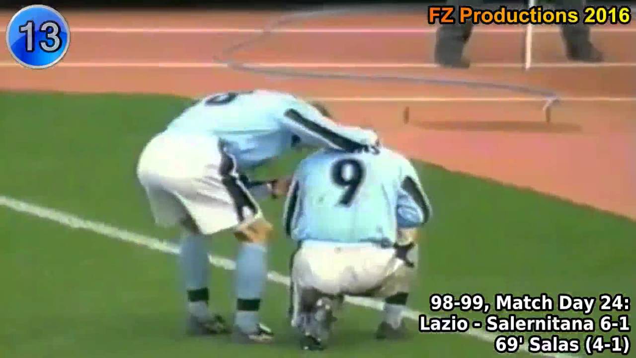 Marcelo Salas - 36 goals in Serie A (Lazio, Juventus 1998-2003)