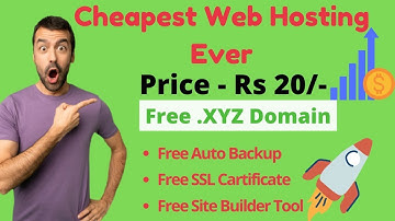 Cheapest Web Hosting with Free Domain | Free .com & .xyz | Best Web Hosting in 25 Rs | Shubham Ghasi