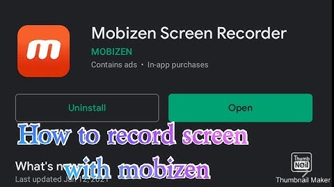 How to record screen with mobizen for beginners