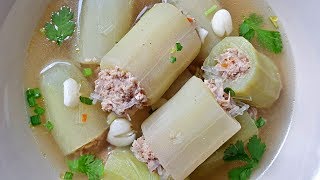 Stuffed Cucumber Soup Recipe (Thai Food) - Hot Thai Kitchen