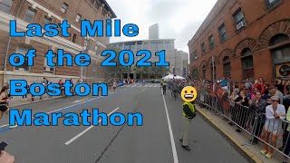 2021 Boston Marathon Last mile #bostonmarathon