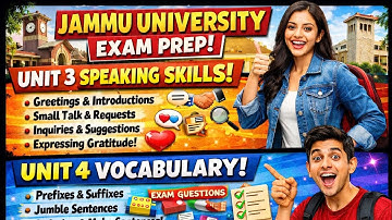 🚨 EXAM TOMORROW? | AECC Semester 3 English | Unit 3 & 4 LAST-MINUTE REVISION 🔥