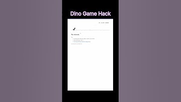 Dino Game Hack 😎 #dinogame #coding #programming #pythonprogramming #python #coder #javascript #code