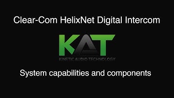 Clearcom Helixnet System Capabilities and Components