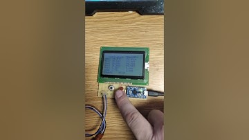 DHT11 temperature and humidity sensor arduino GLCD 128x64