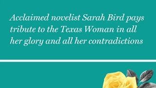 Book Trailer - A Love Letter to Texas Women