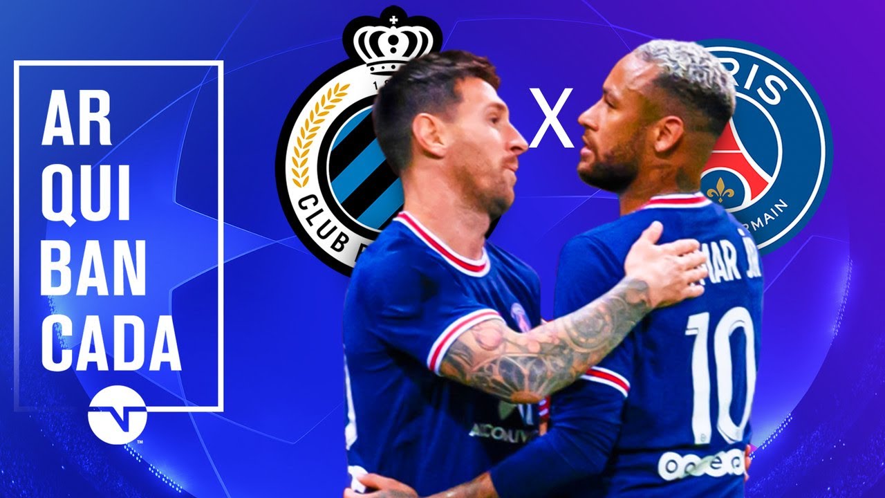 TRIO MNM EM CAMPO!!! CLUB BRUGGE X PSG (NARRAÇÃO AO VIVO) – CHAMPIONS LEAGUE FASE DE GRUPOS