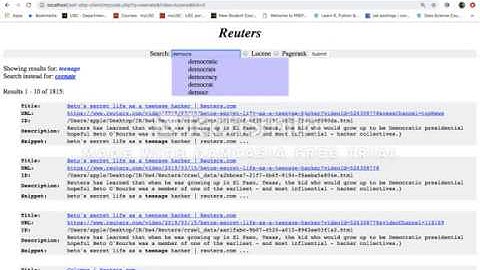 CSCI572 HW5 DEMO VIDEO