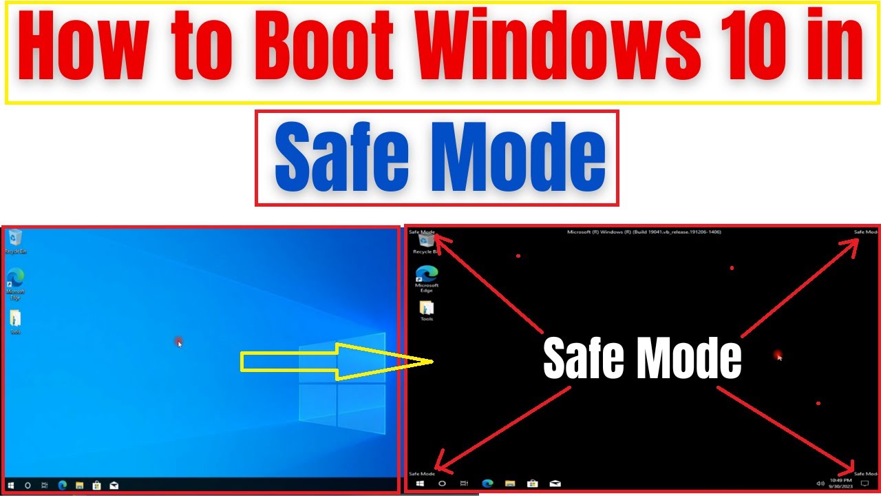 How to Boot Windows 10 in safe mode - YouTube