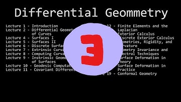Differential Geometry Part 3 (Lessons 14-19)