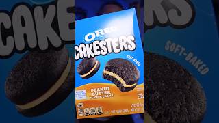 PEANUT BUTTER OREO CAKESTERS! #snacks #foodreview #foodie #shorts