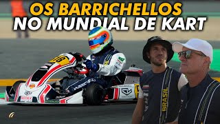 ACIDENTE E RUBINHO FULL PISTOLA! Os Barrichellos em busca do título mundial de Kart no Bahrein