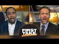 First Take's heated NBA MVP debate after LeBron James says he'd vote for himself | First Take | ESPN