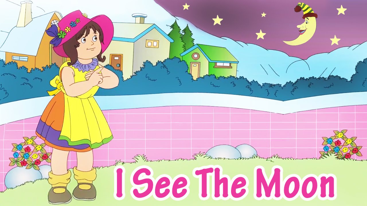 I See The Moon  Animated Nursery Rhyme in English YouTube