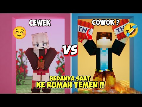 KOCAK! Bedanya COWOK VS CEWEK Saat ke RUMAH TEMAN!😂