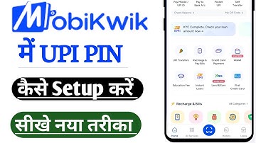 How to Set UPI PIN in MobiKwik | How to Create UPI PIN in MobiKwik