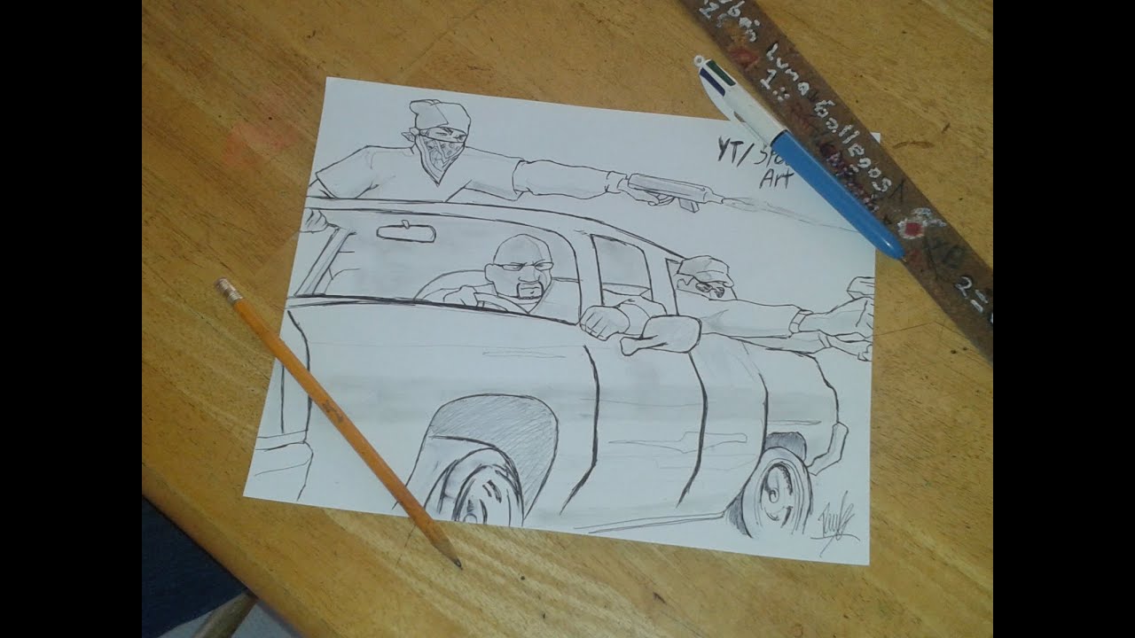 Dibujos de gta san andreas