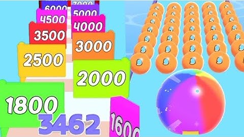 Lets Play Satisfying And Relaxing Math Games - Merge Number Run Vs Ball Master 2048 || All Levels