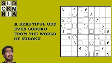 A Beautiful Odd Even Sudoku from the book "The World of Sudoku"