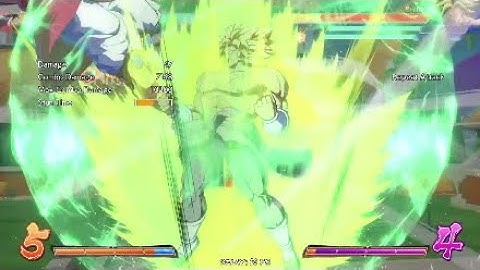 DBFZ DBS BROLY 7 BARS TOD COMBO NO SPARK