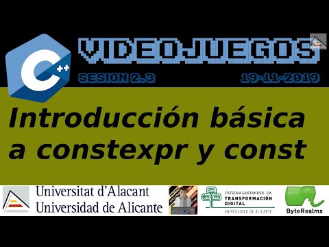 Vídeo: En c++ es pot aplicar el qualificador const?