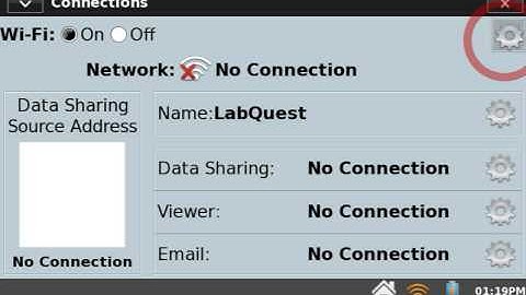 Creating an Ad Hoc Network with LabQuest 2